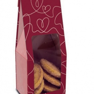 Saco com Visor para Bolacha/Biscoito - 5 unidade