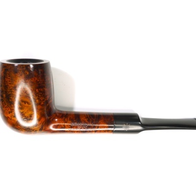 Cachimbo de madeira castanho com bocal preto