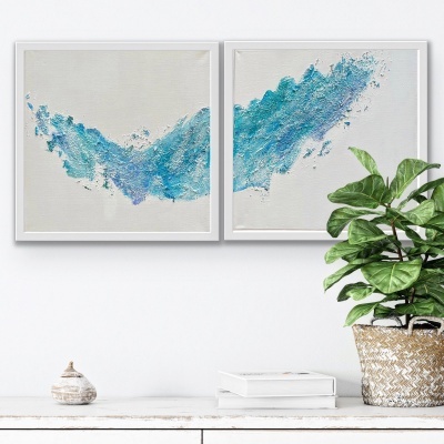 Set 2 Quadros Perene 40x40cm