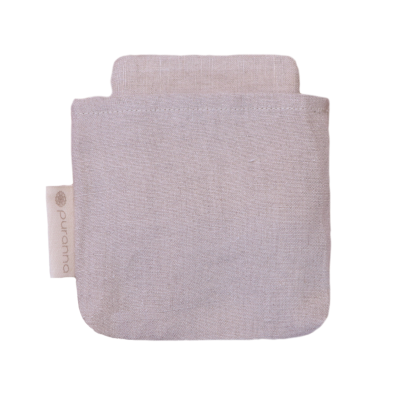 Pack algodões com saco de transporte Linen