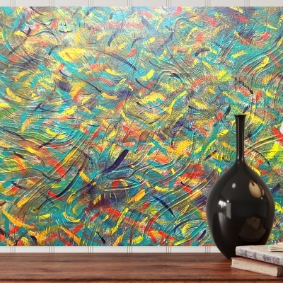 Quadro "Samba na Bahia" 120x70cm