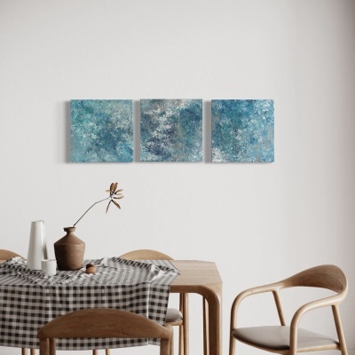 Set 3 quadros "Marés Vivas"