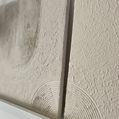 Set 2 Quadros Happiness 40x40cm