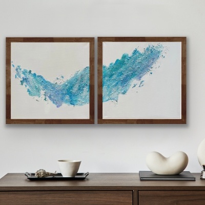 Set 2 Quadros Perene 40x40cm