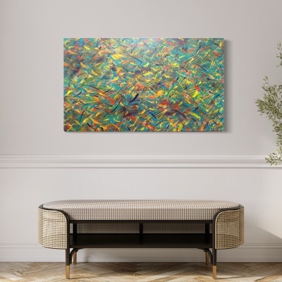 Quadro "Samba na Bahia" 120x70cm