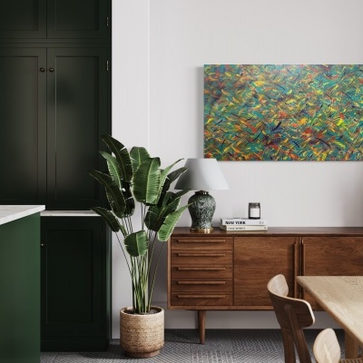 Quadro "Samba na Bahia" 120x70cm