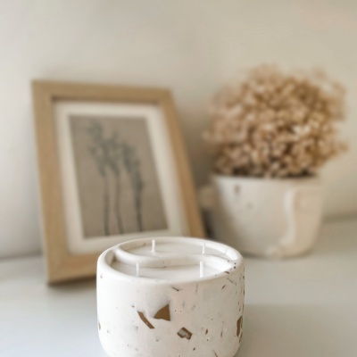 Vela de soja Yin-yang