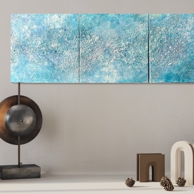 Set 3 quadros "Sky sea"