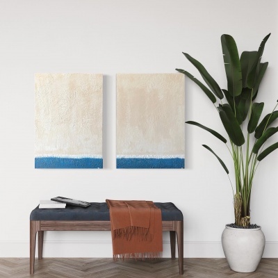 Quadros "Low tide" Set 2 - 70x50cm