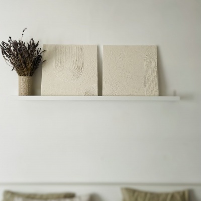 Set 2 Quadros Happiness 40x40cm