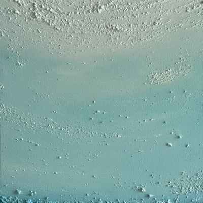 Set 3 quadros "Crystal Green Deep Water"