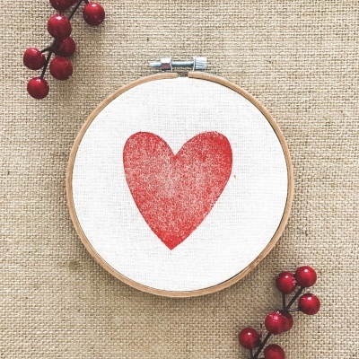 Bastidor Coração