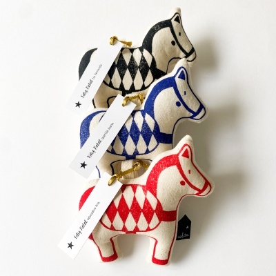 Cavalinho de Natal c/etiqueta personalizada