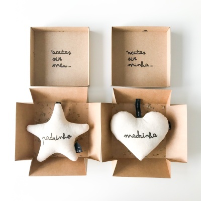 Caixa Convite Madrinha ou Padrinho