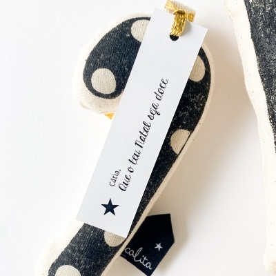 Bengala de açúcar c/etiqueta personalizada