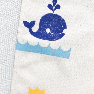 Régua de crescimento baleia