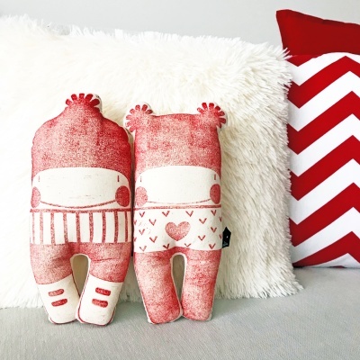 Menina e Menino Inverno