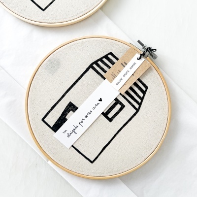 Bastidor Casa c/etiqueta personalizada