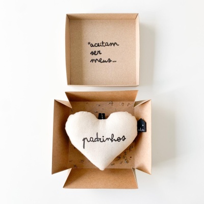 Caixa Convite Padrinhos