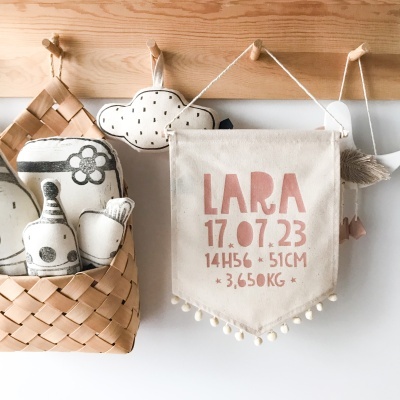 Flâmulas personalizadas nascimento