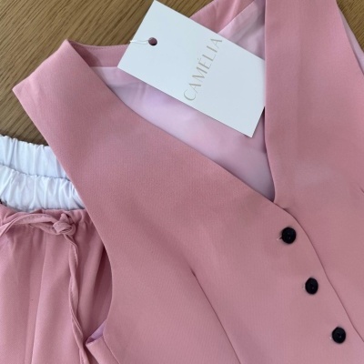 Conjunto Fato Colete e Calças