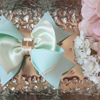 MINT HAIR BOW Gold