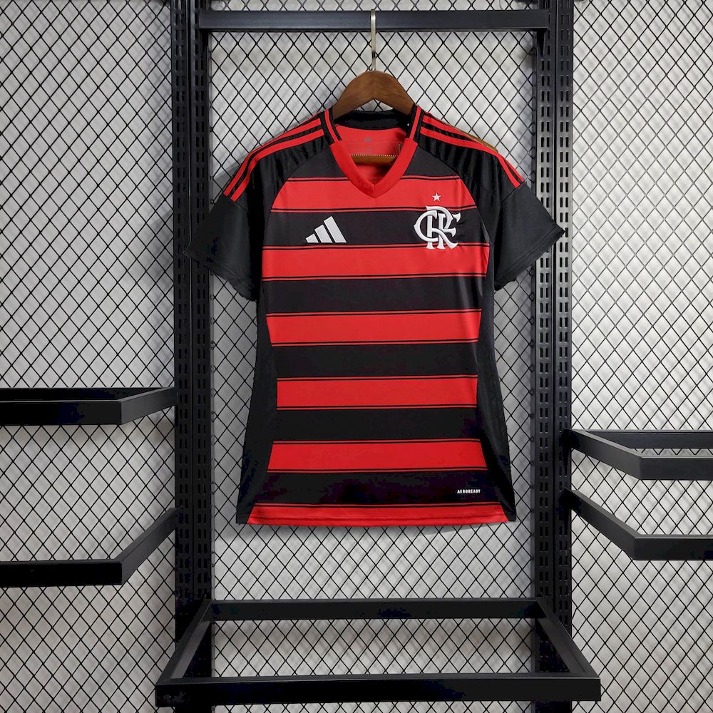 Camisola Feminina Flamengo 2025/26 Home, S ao 2XL, VERSÃO ADEPTO