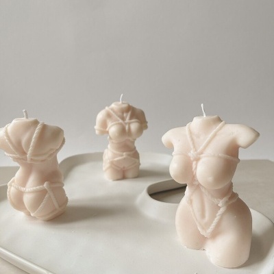 Trio de Velas Aromáticas Corpo Feminino