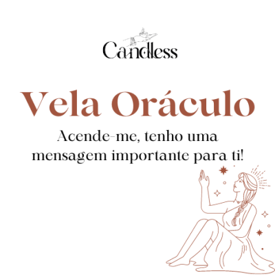Vela Oráculo em Recipiente Âmbar