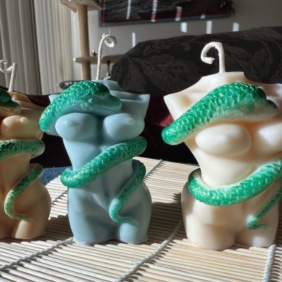 Vela Aromática Corpo Feminino