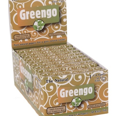 Greengo 1 1/4 2 in 1 Rolling Papers