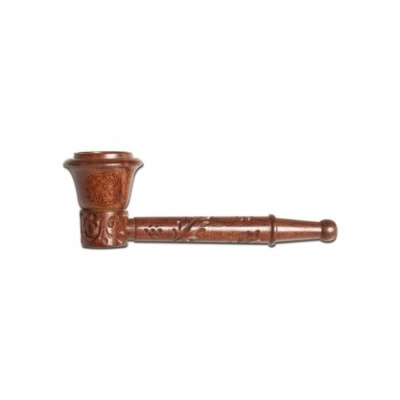 Rosewood Pipe Carved