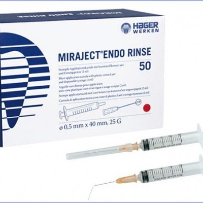 MIRAJECT ENDO LUER -  AGULHAS DE IRRIGAÇÃO (100u.)