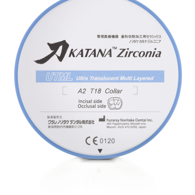 DISCO DE ZIRCONIO UTML 18mm KATANA