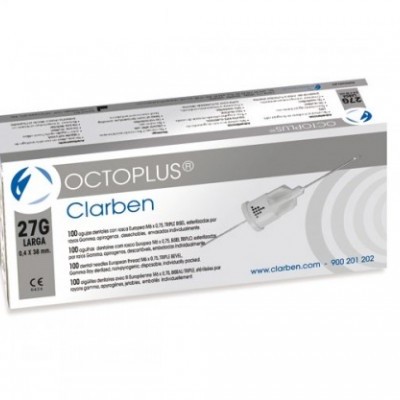 AGULHAS  OCTOPLUS  27G  0,4X38mm CX/100