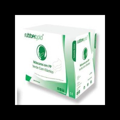 MÁSCARAS VERDES  C/ELÁSTICO   50 UNIDADES