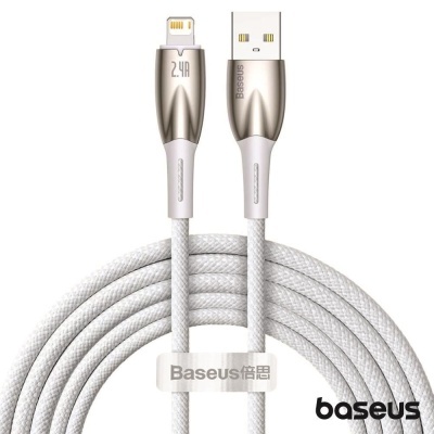 Cabo USB-A Macho P/ Lightning  Macho 2m Glimmer BASEUS