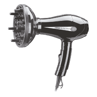 HAEGER PERFECT TRAVEL * Secador de cabelo - 750 W