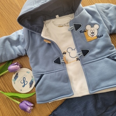 Conjunto Mickey forrado