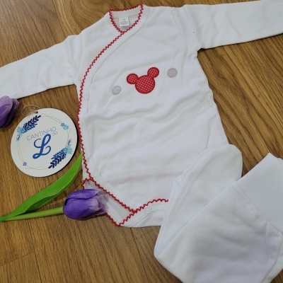 Body interior com calcinhas carinha mickey