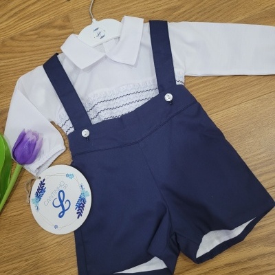 Conjunto camisa e calção menino