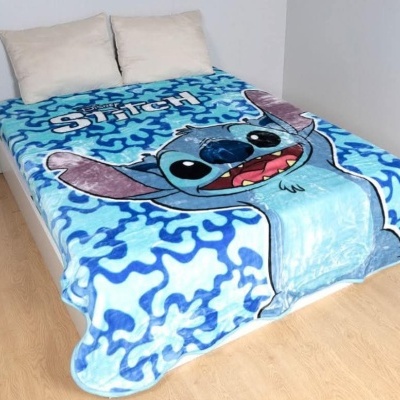 Cobertor Disney Stitch Azul