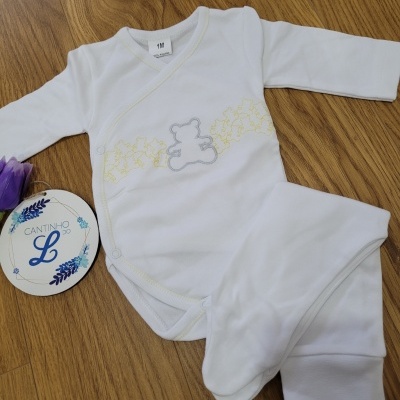 Body interior com calcinhas ursinhos