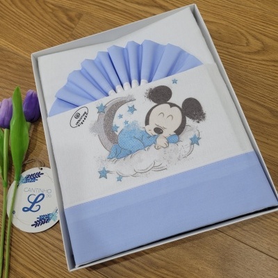 Lençóis de flanela Mickey