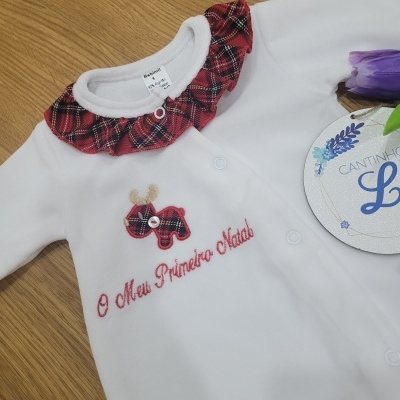 Babygrow " O meu primeiro Natal" Branco