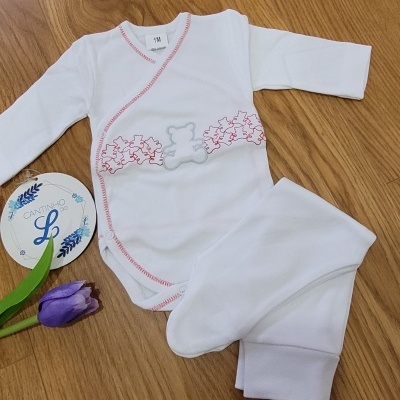 Body interior com calcinhas ursinhos