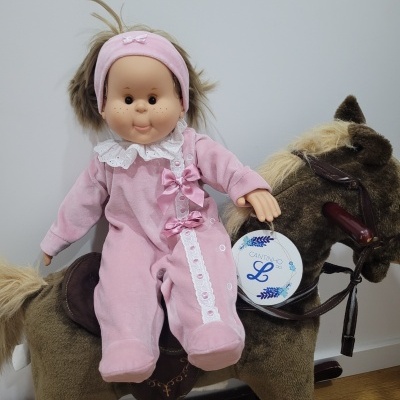 Babygrow bordado inglês