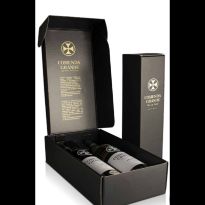 Caixa gourmet para 2 garrafas