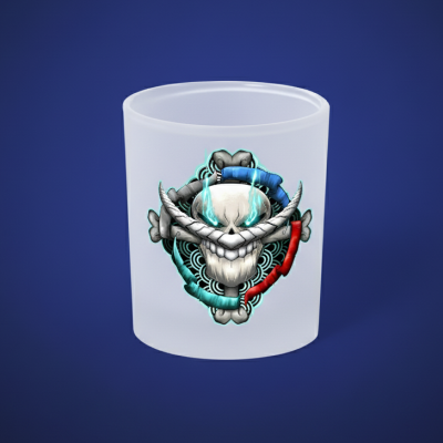 Copo Vidro Fosco Personalizado