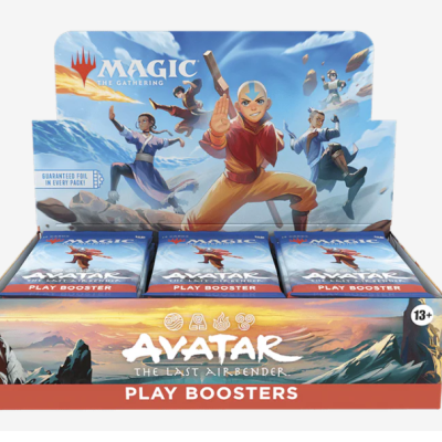 Caixa de boosters de cartas Magic: The Gathering tema Avatar